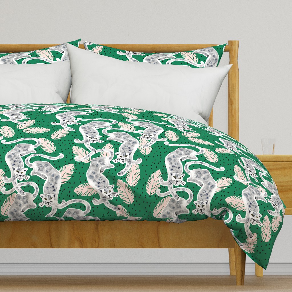 Tropicana Jaguar (emerald) UPHOLSTERY SIZE   