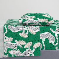 Tropicana Jaguar (emerald) UPHOLSTERY SIZE   