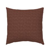 Chunky Chocolate Brown Knit Pattern