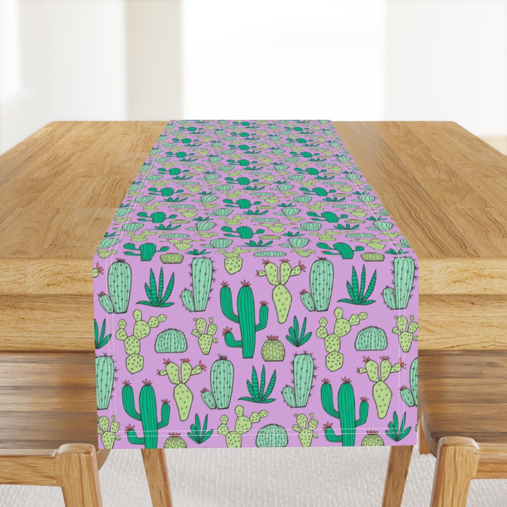 Cactus on Purple