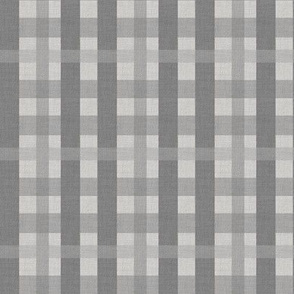 Gunmetal Gray Plaid