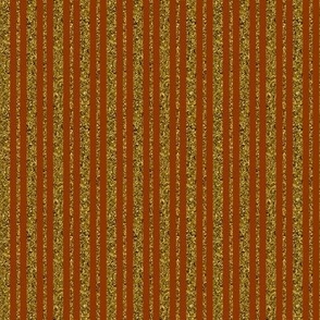 CSMC2 - Speckled Golden Olive and Copper Stripes - Narrow