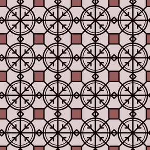 Pink Geometric Modern Pattern
