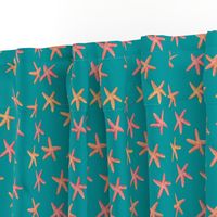 Sea Stars Teal