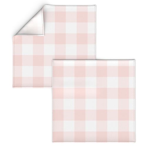 Buffalo Check // Light Peachy Pink