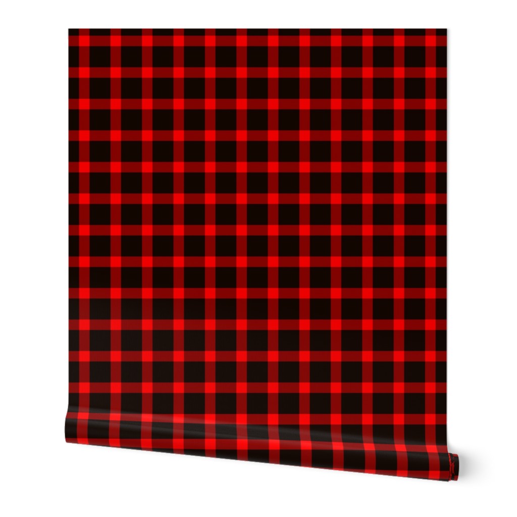 Classic Buffalo Plaid // Black and Red