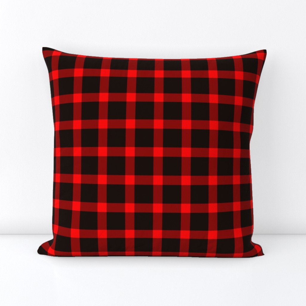 Classic Buffalo Plaid // Black and Red