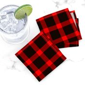 Classic Buffalo Plaid // Black and Red