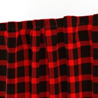 Classic Buffalo Plaid // Black and Red