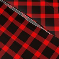 Classic Buffalo Plaid // Black and Red