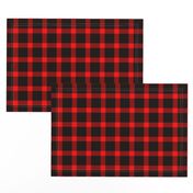 Classic Buffalo Plaid // Black and Red