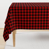 Classic Buffalo Plaid // Black and Red