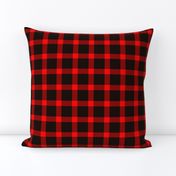 Classic Buffalo Plaid // Black and Red