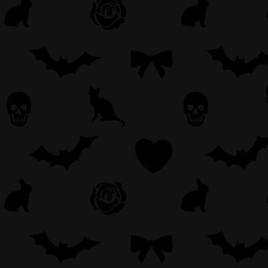 Gothic lolita Halloween Fabric