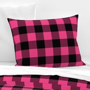 Buffalo Plaid // Magenta & Black