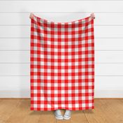 Buffalo Check // Red (Picnic Blanket )