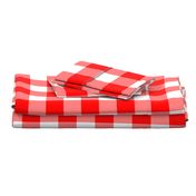 Buffalo Check // Red (Picnic Blanket )