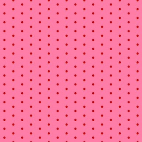 pink red polka dots