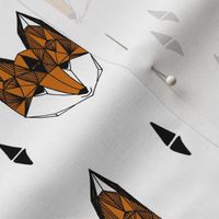 fox // geometric fox head kids baby nursery trendy kids grey baby boy gender neutral fox design for kids