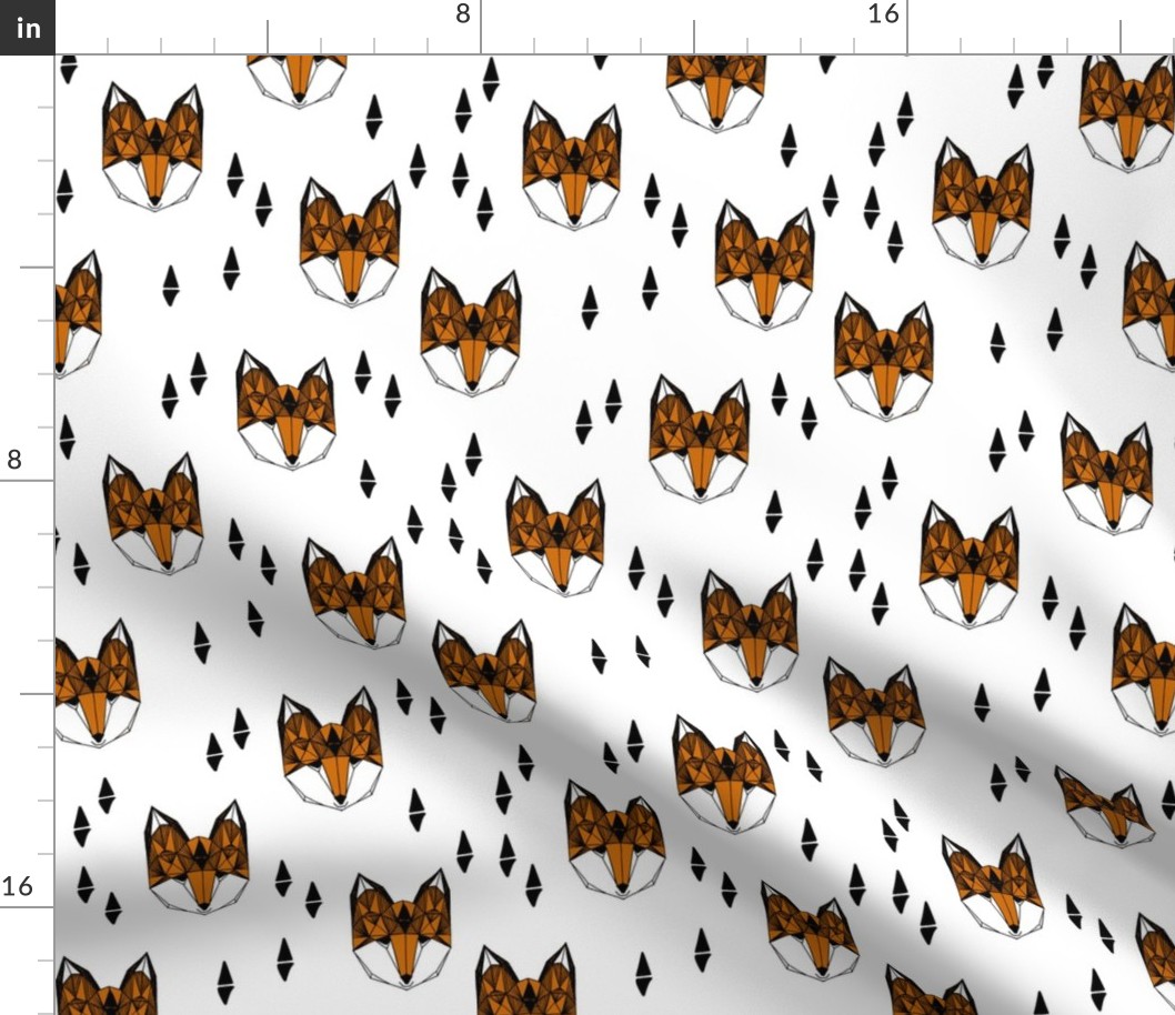 fox // geometric fox head kids baby nursery trendy kids grey baby boy gender neutral fox design for kids