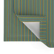 Summertime Blue Gold Yellow Vertical  Stripes 