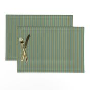 Summertime Blue Gold Yellow Vertical  Stripes 