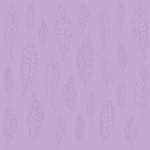 Purple Feather Pattern