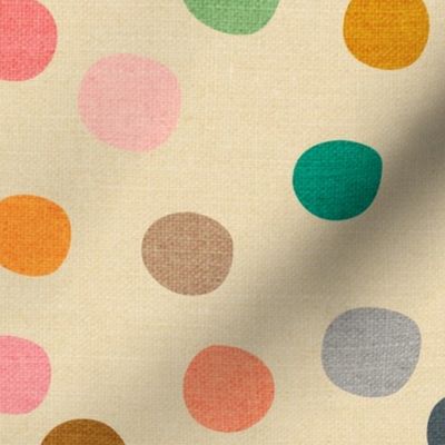 Mid Century Polka Dots - large