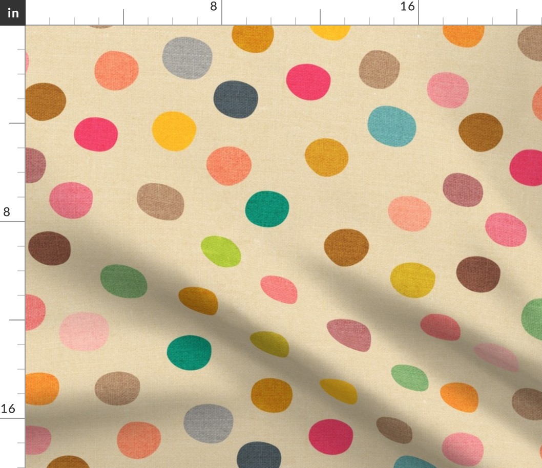 Mid Century Polka Dots - large