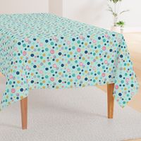 polka dots mint