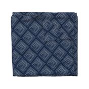 Modern Farmhouse Diamonds Navy White