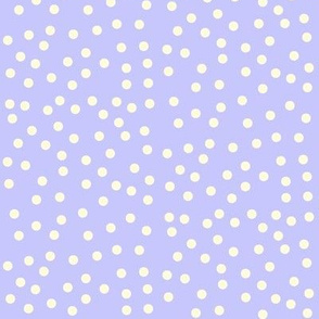 Twinkling Creamy Dots on Mountain Mist - Large Scale