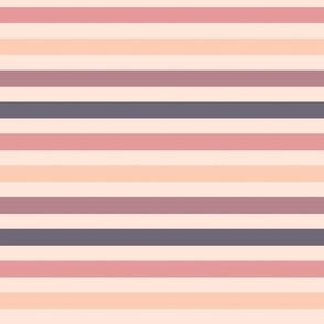 Sunset - Horizontal Line Pattern
