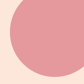 Sunset - Pink Circle Dot Pattern