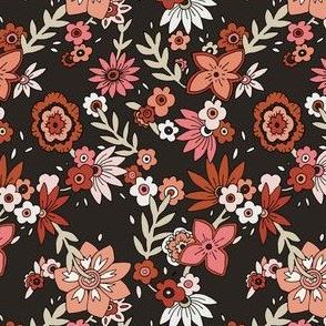 Cranberry Fall Floral 