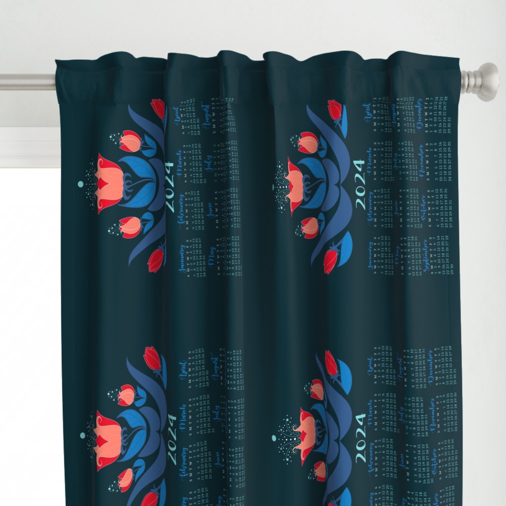 red tulips 2024_tea towel_27x18in