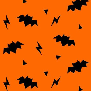 Bat -  Orange Black