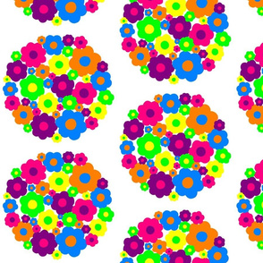 1960's Flower Balls