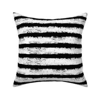 black and white distressed stripe