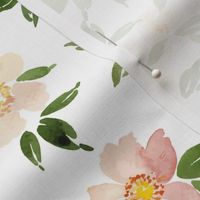 Blush Ivory Florals // Version 2