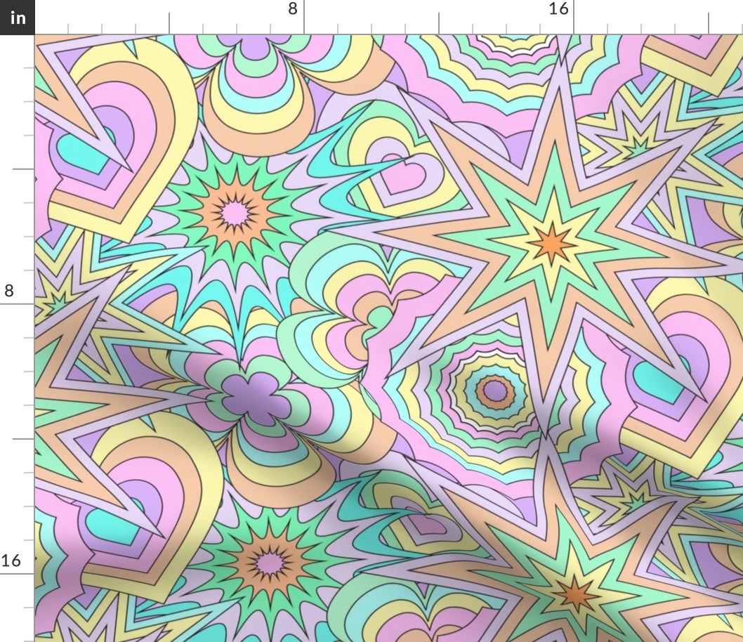 concenric 60's background