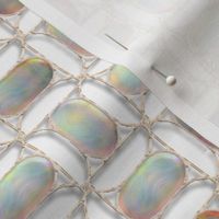 Mother of Pearl Cabochons set in Antique Filigree