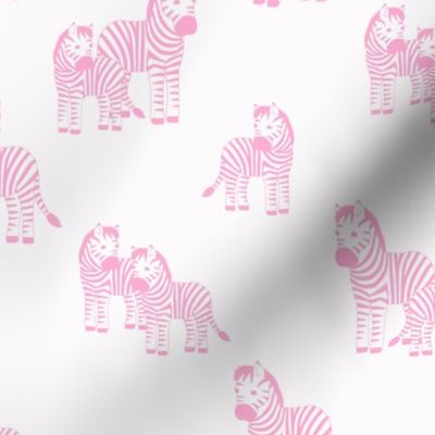 Zebra baby girl pink safari jungle animal nursery