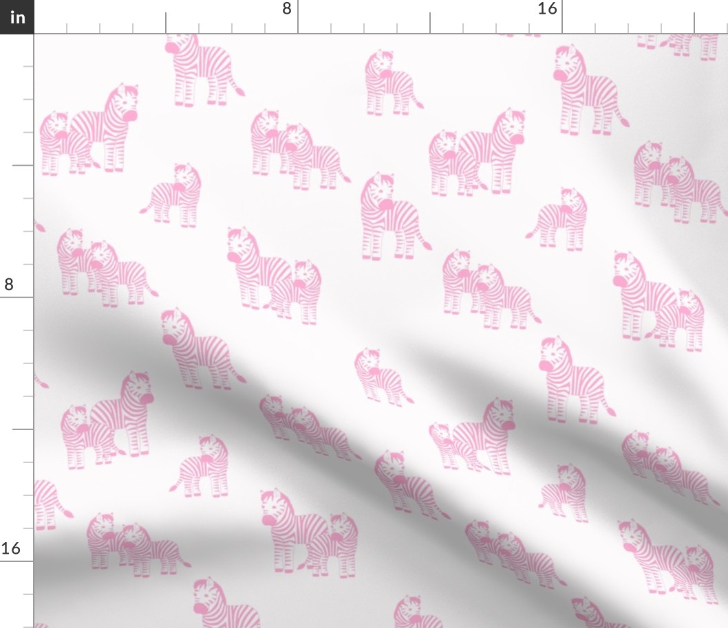 Zebra baby girl pink safari jungle animal nursery