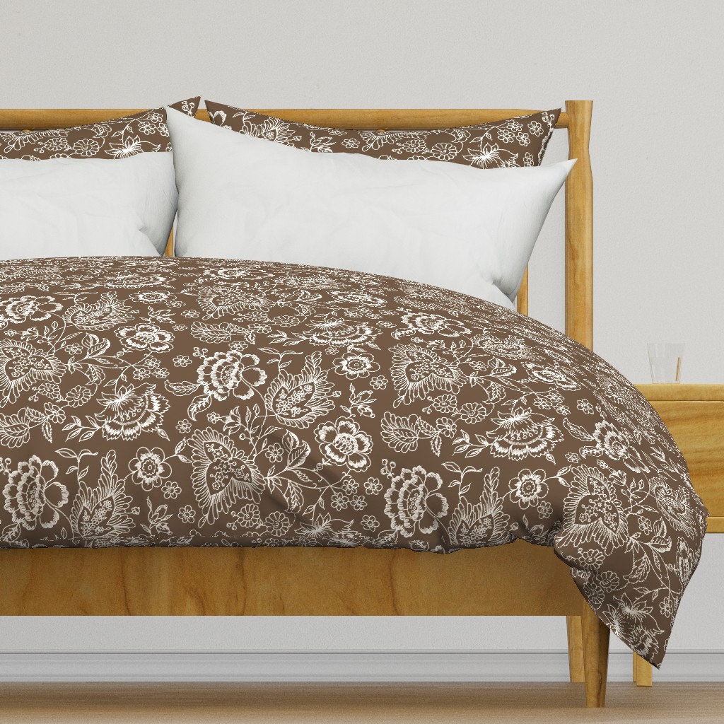 Kashmir Toile brown sugar