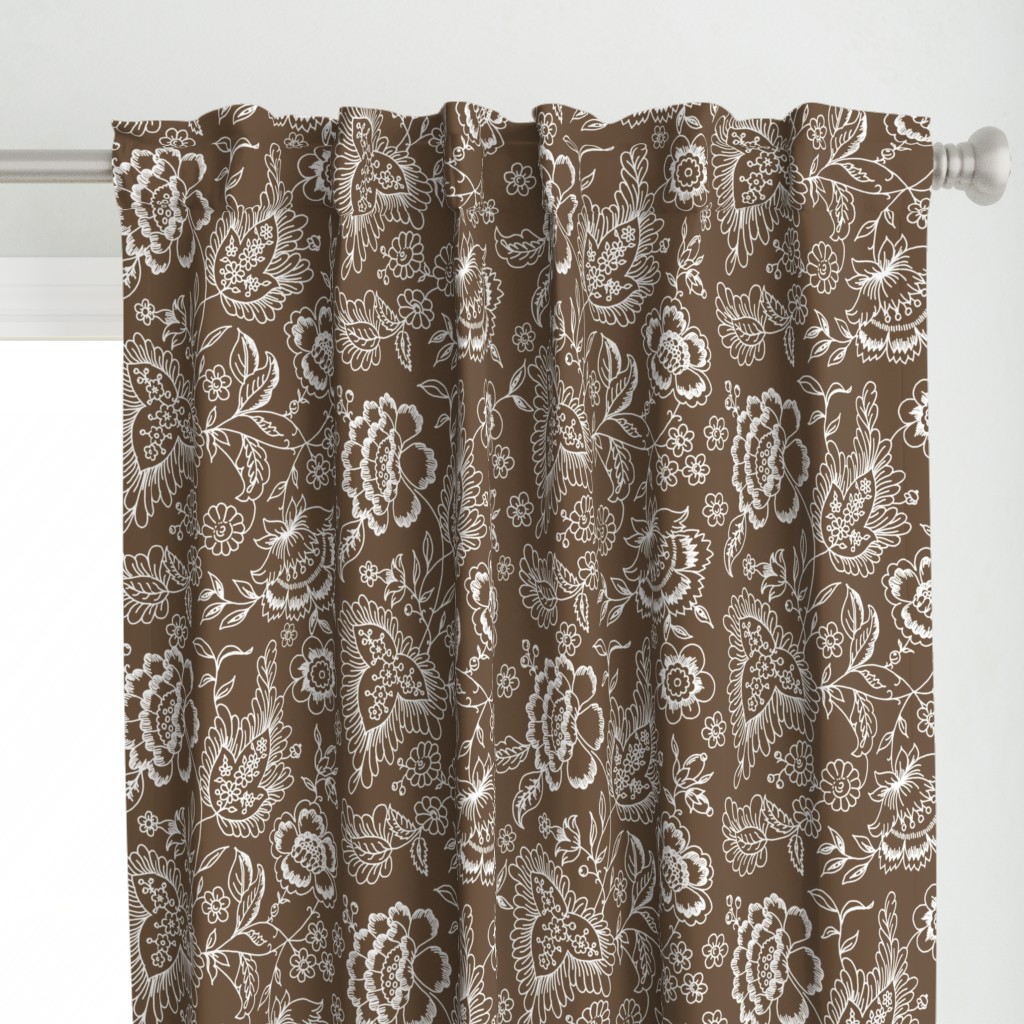 Kashmir Toile brown sugar