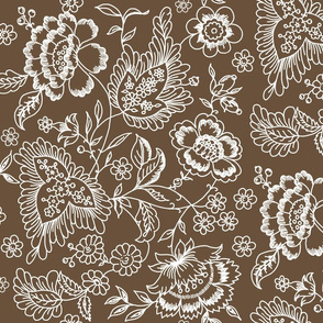 Kashmir Toile brown sugar