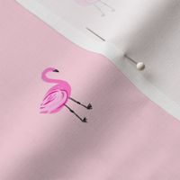 Flamingo flamingo fabric // simple cute pink flamingo, baby, nursery, cute, summer preppy flamingos - pink