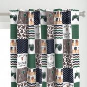 Farm//Love you till the cows come home//Hereford/Angus - Wholecloth Cheater Quilt