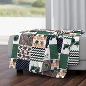 Farm//Love you till the cows come home//Hereford/Angus - Wholecloth Cheater Quilt